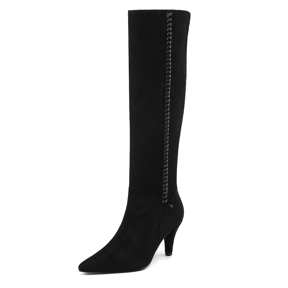 Black Knee-High Boots